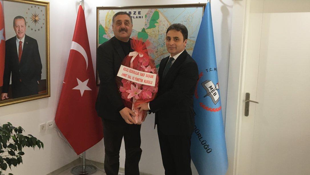 Kocaeli Erzurumlular Vakfı Başkanı Ahmet ÖNAL ve yönetimi müdürlüğümüzü ziyaret ettiler.