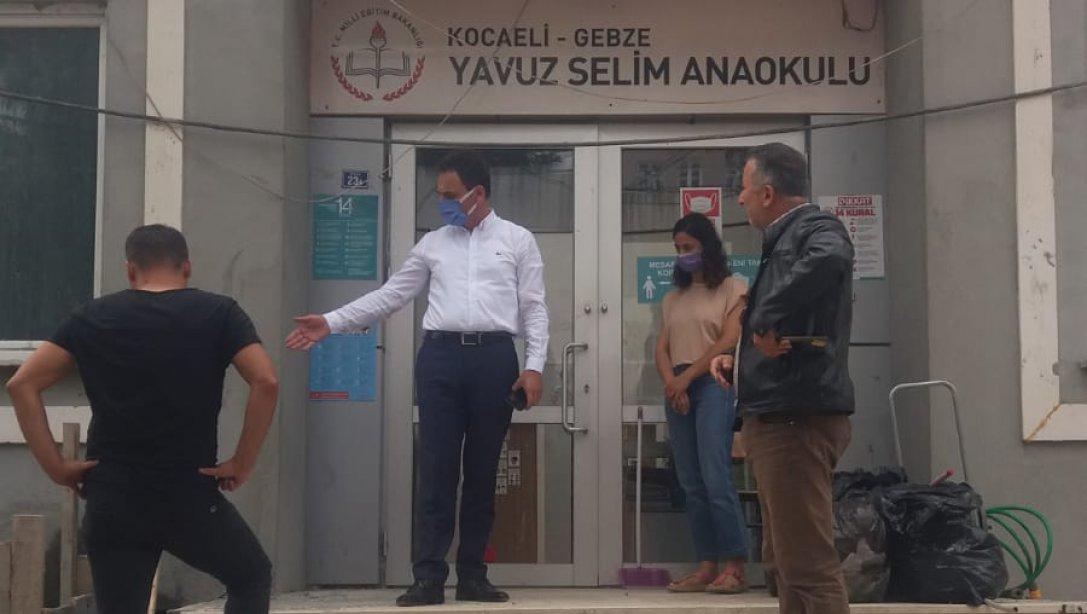 İlçe Milli Eğitim Müdürümüz Şener DOĞAN deprem güçlendirmesi yapılan Yavuz Selim Anaokulumuzu ziyaret etti.