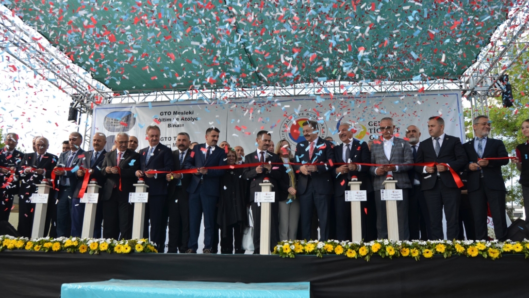 GEBZE MESLEKİ VE TEKNİK ANADOLU LİSESİ ATÖLYE BİNASI TEMEL ATMA TÖRENİ